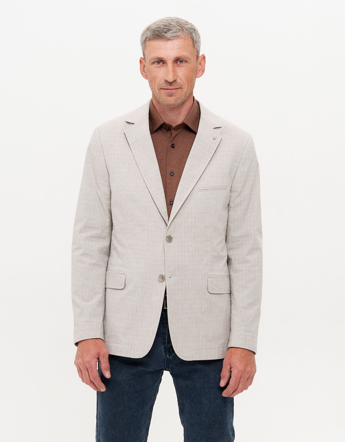 Мужской летний пиджак в клетку w.Wegener | купить в интернет-магазине Olymp-Men