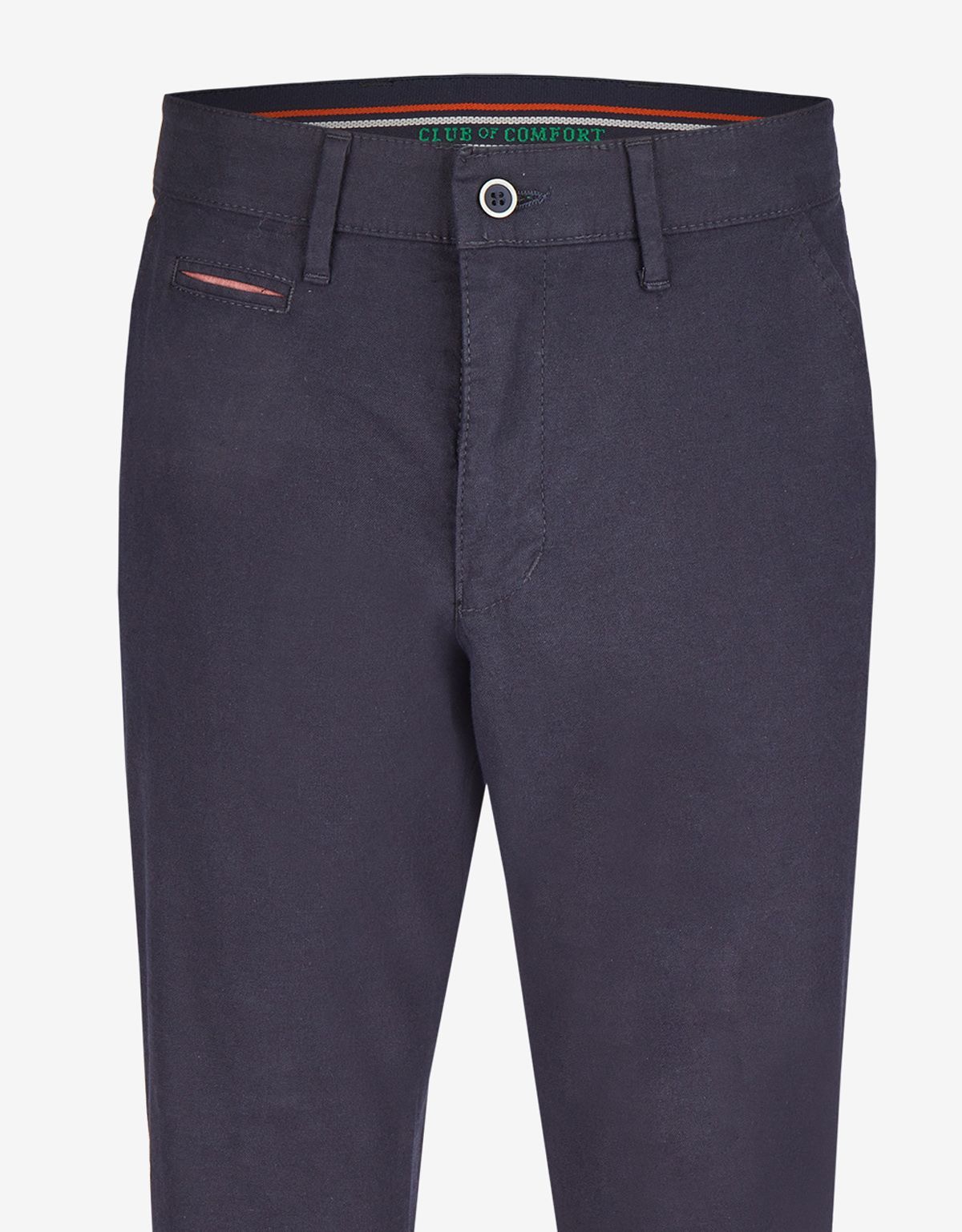 Брюки синие мужские Club Of Comfort из хлопка и льна | купить в интернет-магазине Olymp-Men