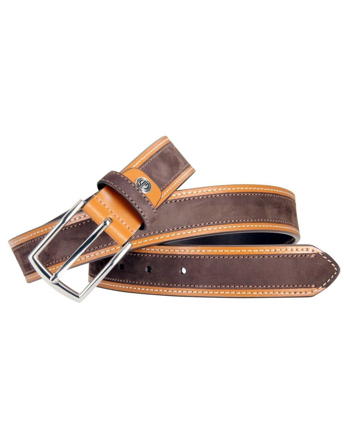 Ремень мужской из нубука комбинированный мужские | купить в интернет-магазине Olymp-Men