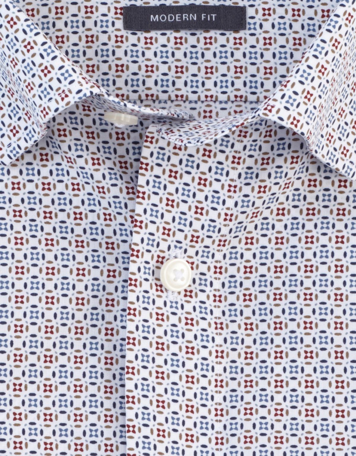 Сорочка классическая с принтом OLYMP Luxor, modern fit на высокий рост | купить в интернет-магазине Olymp-Men