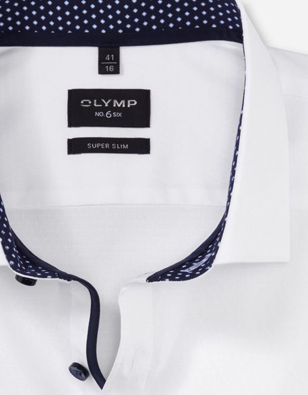 Сорочка мужская OLYMP №6, супер слим на высокий рост | купить в интернет-магазине Olymp-Men