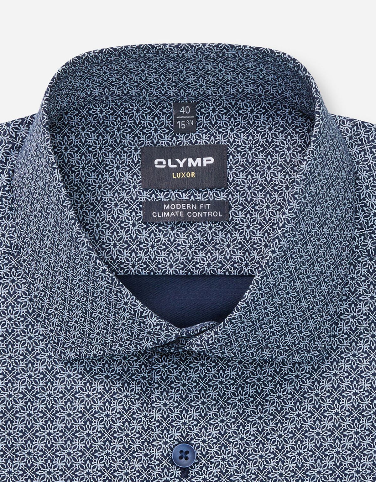 Рубашка с принтом Olymp, modern fit, климат-контроль, на высокий рост | купить в интернет-магазине Olymp-Men
