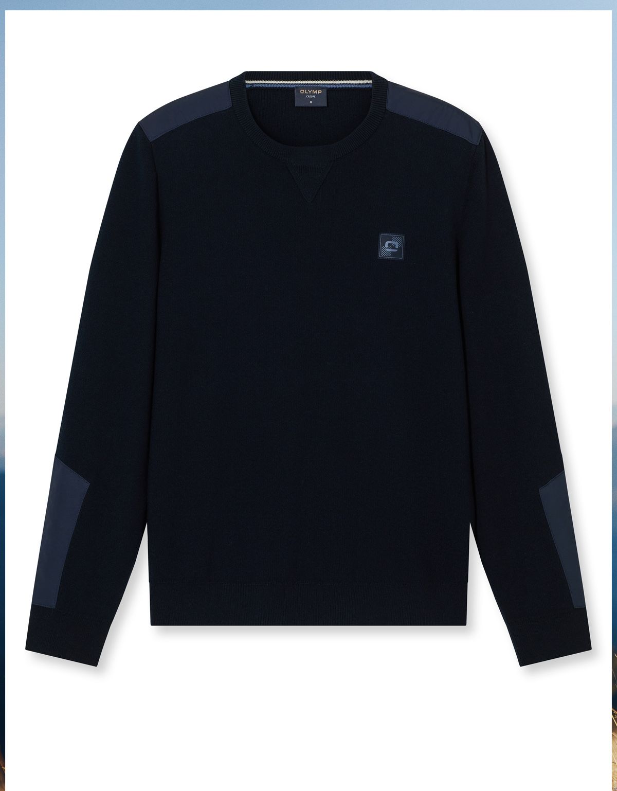 Джемпер Olymp с декоративными вставками | интернет-магазин Olymp-Men