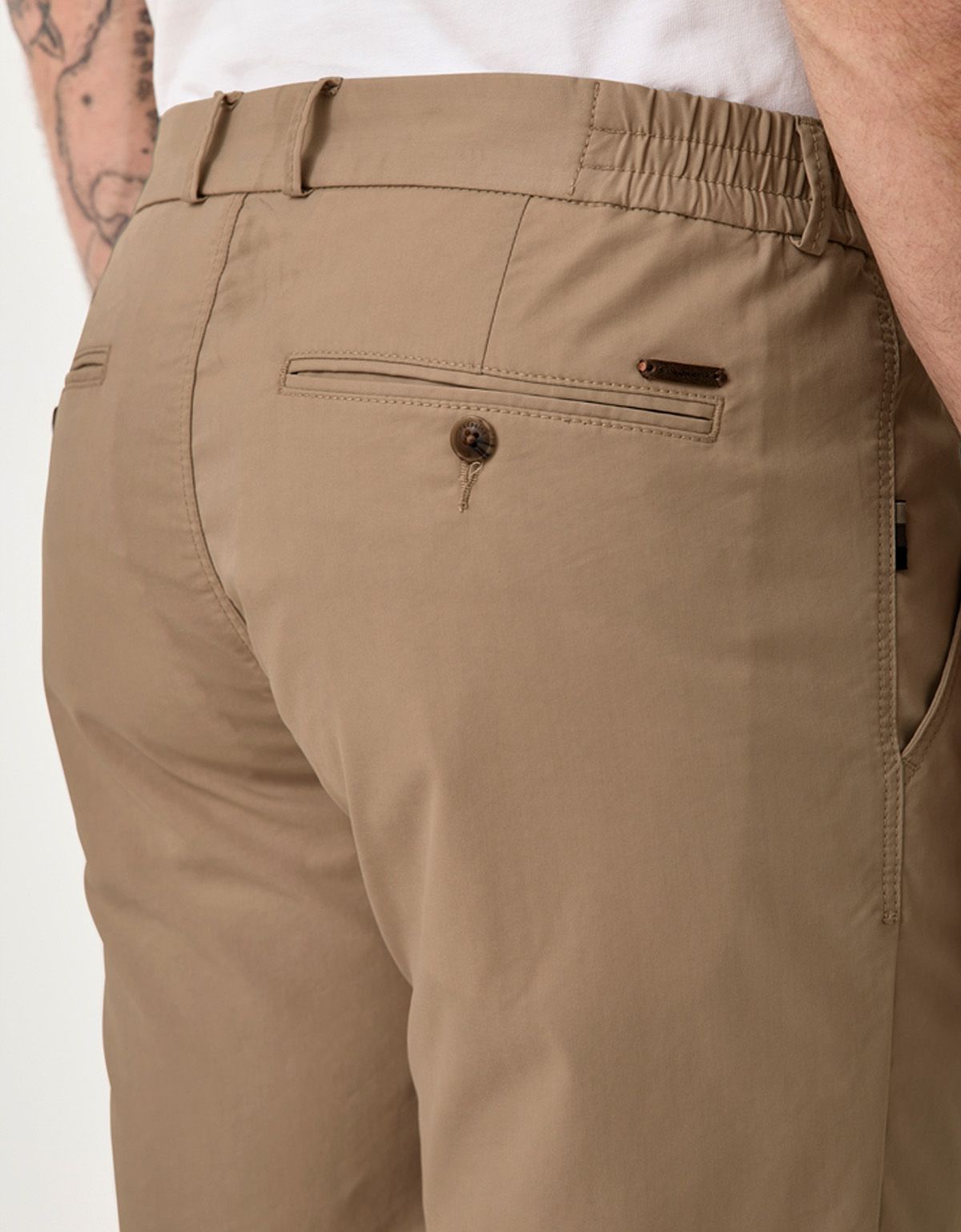 Брюки чинос летние коричневые Redpoint | купить в интернет-магазине Olymp-Men