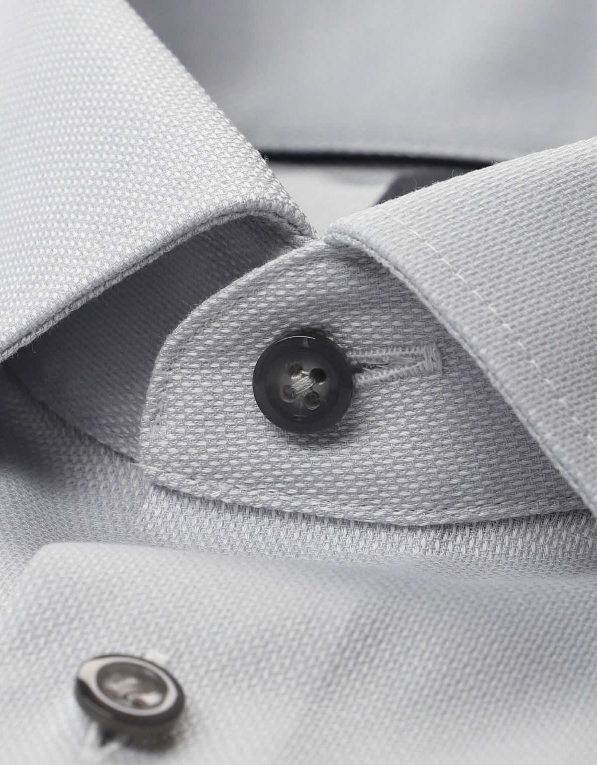 Рубашка серая классическая Olymp, модерн фит