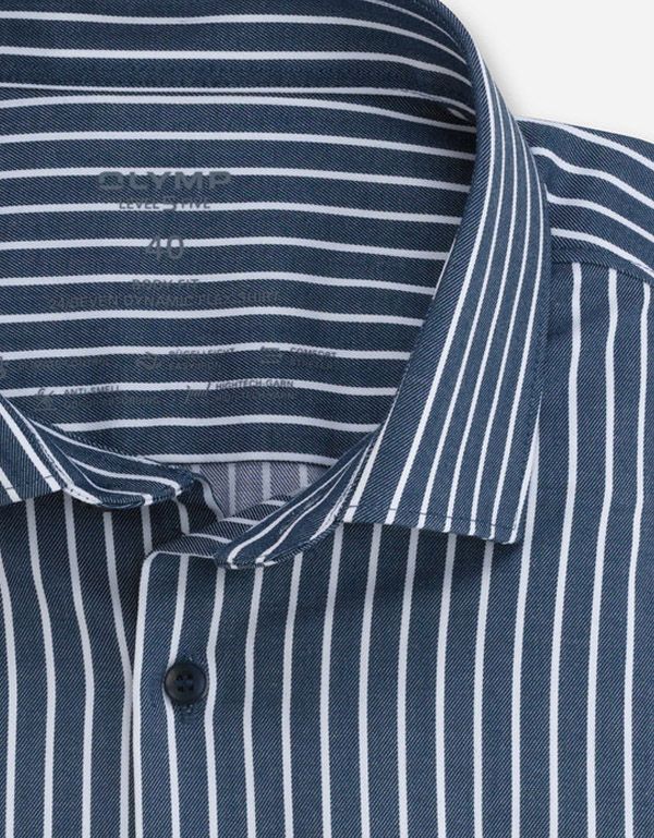 Рубашкав мужская OLYMP 24/7 в полоску, body fit | купить в интернет-магазине Olymp-Men