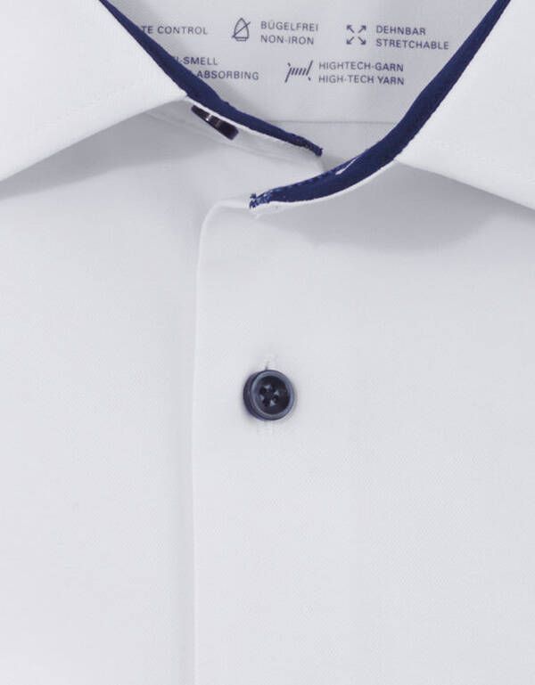 Рубашка белая OLYMP Luxor, климат-контроль, modern fit | купить в интернет-магазине Olymp-Men