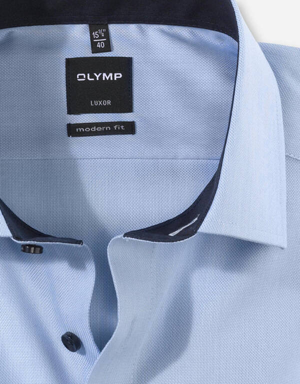 Рубашка деловая OLYMP Luxor, modern fit, фактурная ткань | купить в интернет-магазине Olymp-Men