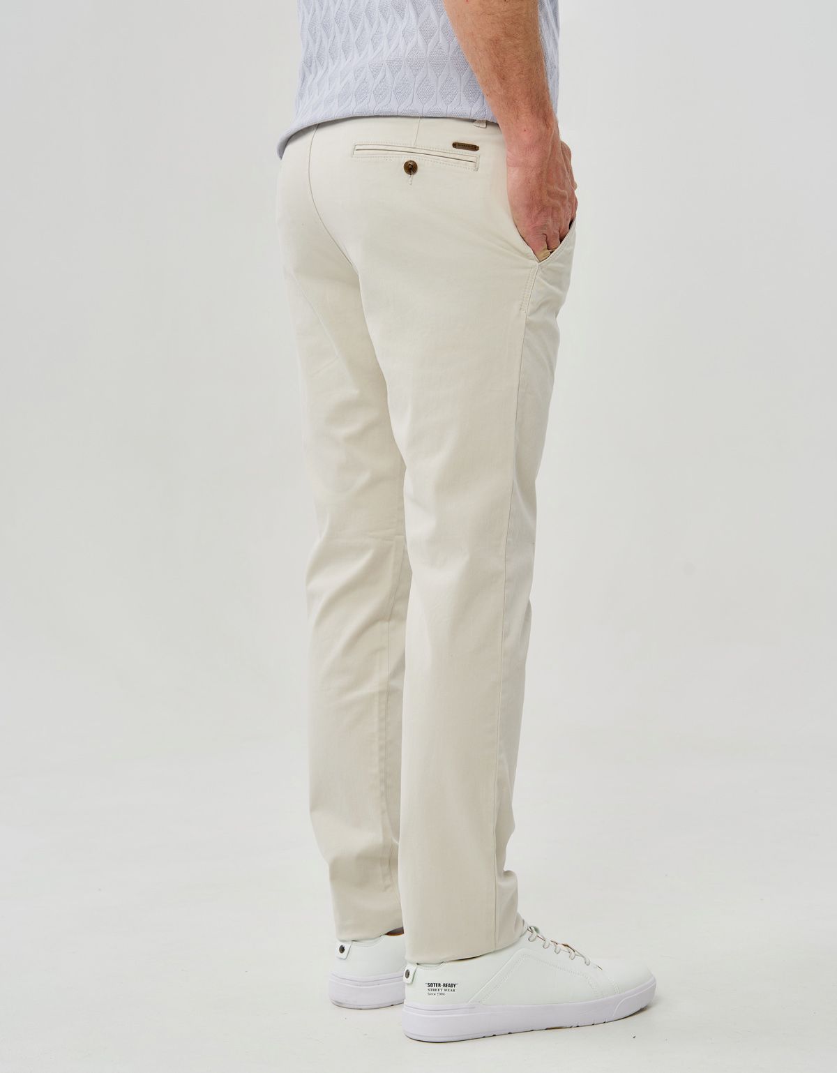 Брюки чинос светлые мужские Redpoint | купить в интернет-магазине Olymp-Men