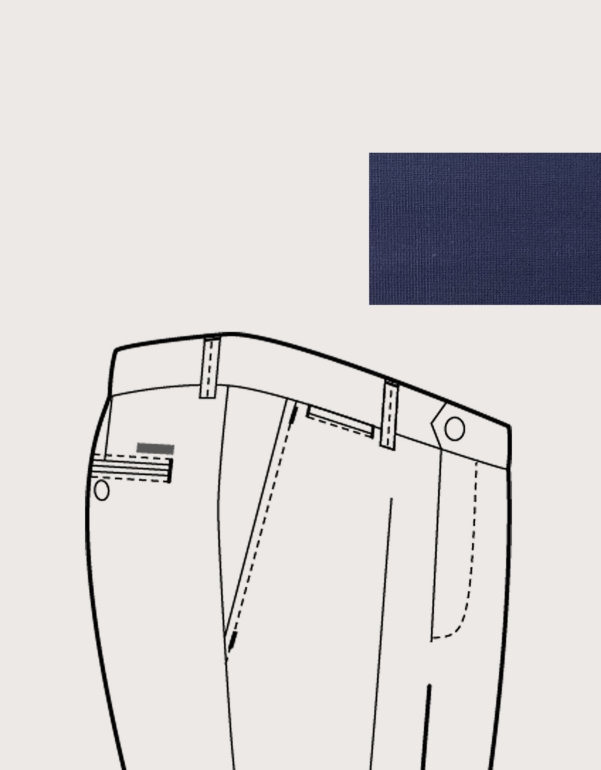 Брюки мужские классические шерстяные w.Wegener | купить в интернет-магазине Olymp-Men