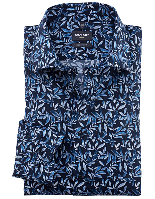 Рубашка мужская с цветочным рисунком OLYMP Luxor, modern fit | купить в интернет-магазине Olymp-Men