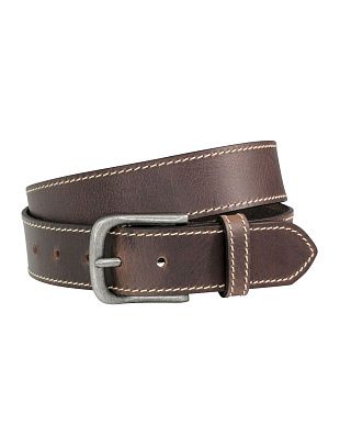 Ремень Lindenmann, контрастная строчка, длина от 120 с мужские | купить в интернет-магазине Olymp-Men