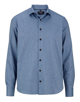 Рубашка фланелевая мужская Signature с кашемиром на высокий рост