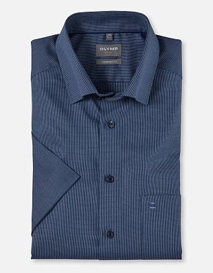 Рубашка мужская с коротким рукавом OLYMP Luxor, прямой крой