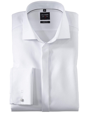 Сорочка мужская OLYMP приталенная с потайной застежкой