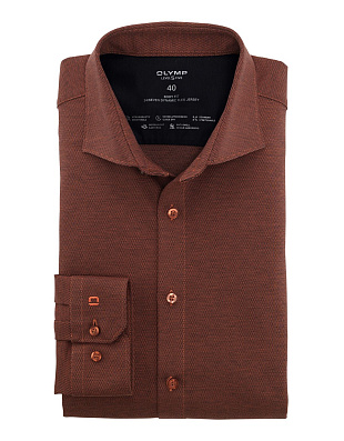 Рубашка трикотажная мужская OLYMP Level Five 24/7, body fit | купить в интернет-магазине Olymp-Men
