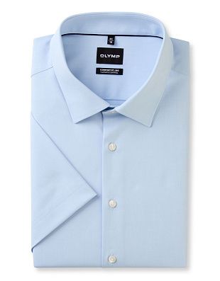 Рубашка OLYMP Luxor Big с коротким рукавом, прямой крой | купить в интернет-магазине Olymp-Men