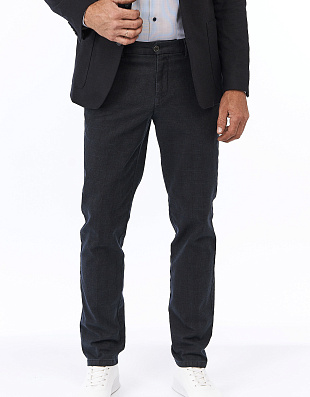 Брюки мужские в клетку w.Wegener, зауженные без защипов, мод.Conti | купить в интернет-магазине Olymp-Men