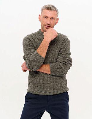 Свитер мужской Signature вязаный с кашемиром | купить в интернет-магазине Olymp-Men