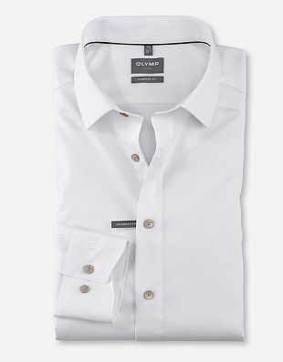 Сорочка мужская классическая OLYMP Luxor, фактурная ткань, прямой крой | купить в интернет-магазине Olymp-Men