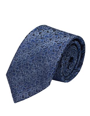 Галстук удлиненный Bernd Hennes c цветочным принтом, широкий, 8,5 см | купить в интернет-магазине Olymp-Men