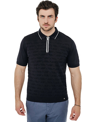 Поло мужское Gratude на молнии вязаное | купить в интернет-магазине Olymp-Men