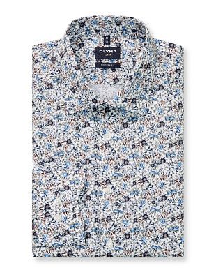 Рубашка мужская с цветочным принтом OLYMP, modern fit на рост до 176 | купить в интернет-магазине Olymp-Men