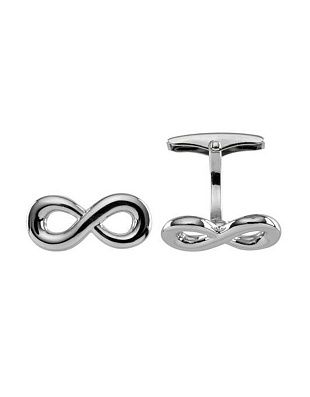 Запонки мужские клубные знак бесконечности | в интернет-магазине Olymp-Men