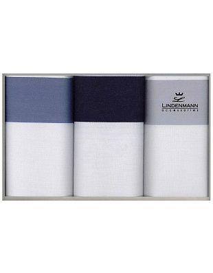 Платки носовые мужские белые с широкой каймой, 3 шт. | купить в интернет-магазине Olymp-Men