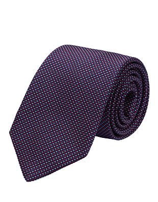 Галстук удлиненный Bernd Hennes c мелким цветным рисунком,8,5 см | купить в интернет-магазине Olymp-Men