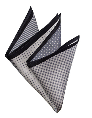 Платок серый в карман пиджака Bernd Hennes | купить в интернет-магазине Olymp-Men