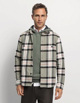 Рубашка мужская овершот OLYMP в клетку | купить в интернет-магазине Olymp-Men