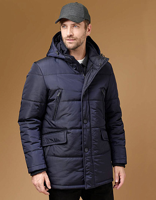 Куртка мужская Bazioni утепленная с капюшоном | купить в интернет-магазине Olymp-Men