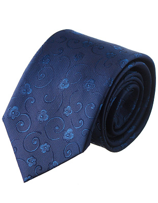 Галстук удлиненный Bernd Hennes с цветочным рисунком | купить в интернет-магазине Olymp-Men