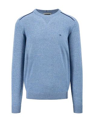 Джемпер вязаный голубой Fynch-Hatton | интернет-магазин Olymp-Men