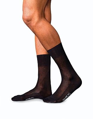 Носки мужские чёрные FALKE с египетским хлопком | купить в интернет-магазине Olymp-Men