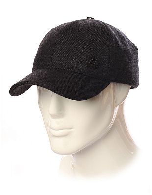 Бейсболка чёрная мужская Bersar с ушками | купить в интернет-магазине Olymp-Men