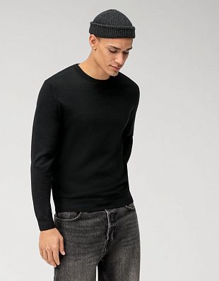 Джемпер мужской шерстяной OLYMP с круглым вырезом | интернет-магазин Olymp-Men