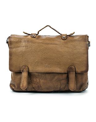 Портфель мужской кожаный мягкий с плечевым ремнем | купить в интернет-магазине Olymp-Men