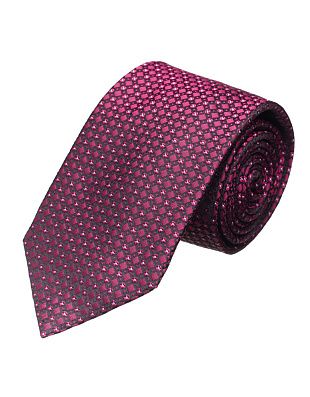 Галстук удлиненный бордовый ромб Bernd Hennes, 8,5 см | купить в интернет-магазине Olymp-Men