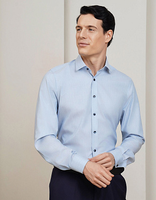 Рубашка классическая OLYMP длинный рукав, body fit | купить в интернет-магазине Olymp-Men