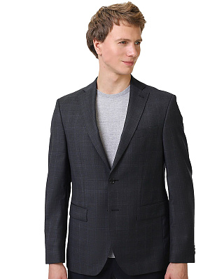 Классический пиджак Barutti в клетку, шерсть 120`S | купить в интернет-магазине Olymp-Men