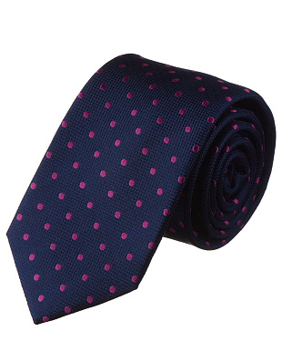 Галстук классический в горох Bernd Hennes, 7 см | купить в интернет-магазине Olymp-Men