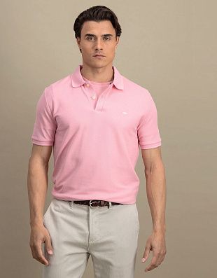 Поло мужское розовое Fynch-Hatton | купить в интернет-магазине Olymp-Men