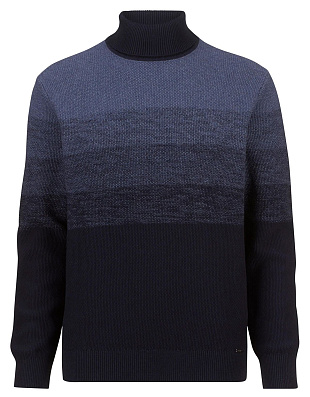 Свитер голубой в полоску Olymp, modern fit | купить в интернет-магазине Olymp-Men