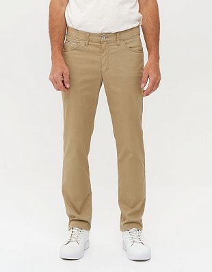 Брюки мужские бежевые Club of Comfort, 5 карманов, хлопок с эластаном | купить в интернет-магазине Olymp-Men