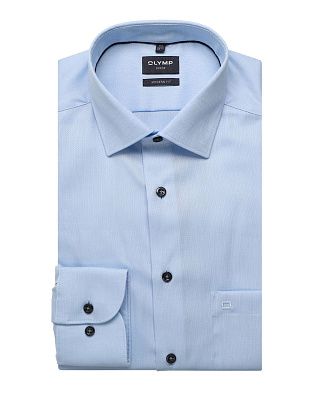 Рубашка голубая OLYMP Luxor, полуприлегающая на высокий рост | купить в интернет-магазине Olymp-Men