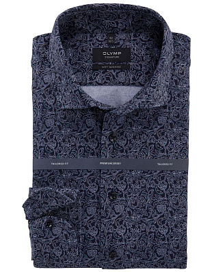 Рубашка мужская трикотажная Olymp Signature с рисунком