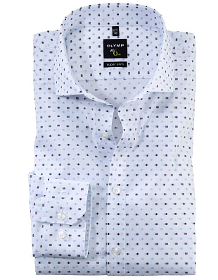 Мужская классическая рубашка OLYMP №6, супер слим | купить в интернет-магазине Olymp-Men