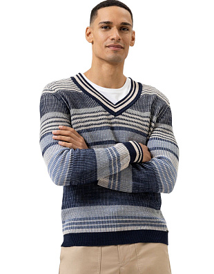 Пуловер мужской OLYMP в полоску, modern fit | купить в интернет-магазине Olymp-Men